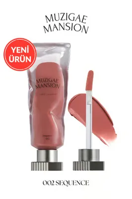 Muzigae Mansion Gül Özlü, Kadife Bitiş Sunan, Nemlendirici ve Kalıcı Tint MUZIGAE MANSION Objet Liquid 002 Sequence