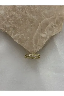 XUPING JEWELRY 14K Kuyumcu Model Tasarım Taşlı Xupıng Çelik Yüzük