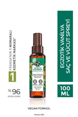 Yves Rocher Saç ve Vücut Spreyi- Egzotik Vanilya- 100ml