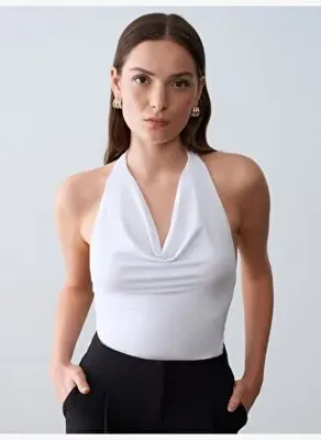 Dilvin 32973 Degaje Yaka Top