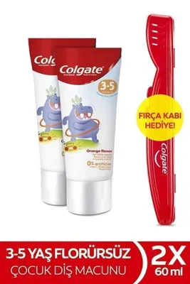 COLGATE 3 - 5 Yaş Portakal Aromalı Çocuk Diş Macunu 2 x 60 ML