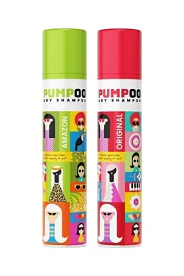 Pumpoo Orijinal Kuru Şampuan + Kuru Şampuan Amazon 200 ml