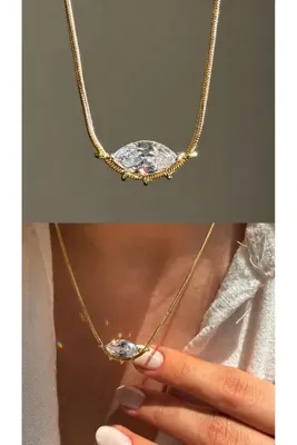 Bubbleatelier Gold Markiz Kolye