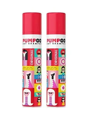 Pumpoo Original Kuru Şampuan - Original Dry Shampoo x2