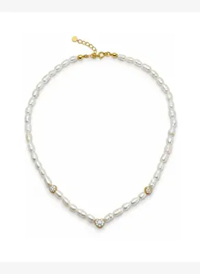 Linya Jewellery Romes Kalpli İnci Kolye