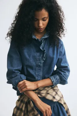 H&M Fırfırlı Bluz