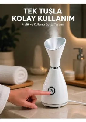 Shopwave Yüz Buhar 80 ml Su Hazneli Nano Iyonik