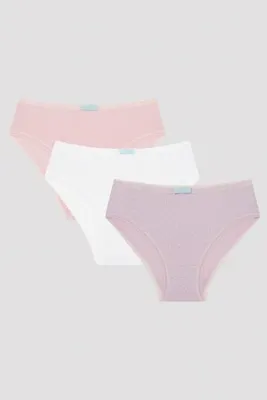 Penti Kız Çocuk Floral 3lü Slip Külot