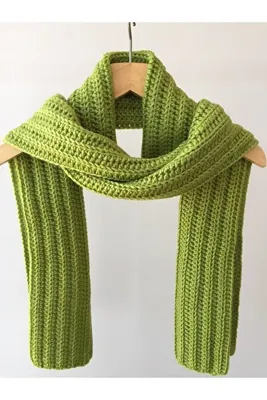 Mora Örgü Mora Knit Atkı El Örgüsü % 25 Kuzu Yünü Hafif Özel Atkı (22x190cm 205g)