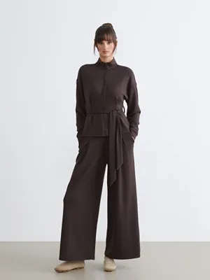 Soulife Loose Fit Geniş Paça Kadın Pantolon