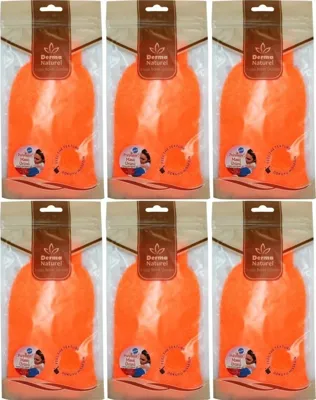 Derma Naturel Banyo Eldiveni Renkli MS-05 (6 Lı Set)