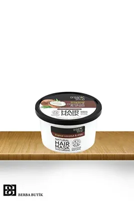 Organic Berba Butik: Shop Hindistan Cevizi & Shea Yağlı Saç Maskesi 250 ml Kategori: Saç Serum Ve Yağı