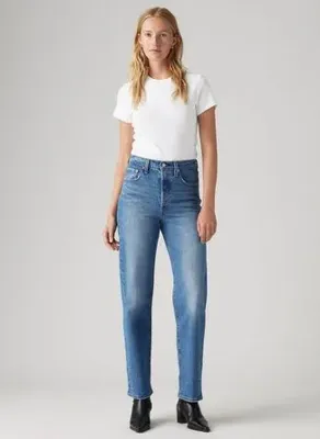 Levi's Levis Ribcage Straight Ankle Dance Around Mavi Kadın Denim Pantolon