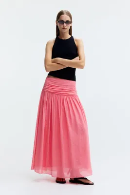 H&M Büzgülü Krep Etek