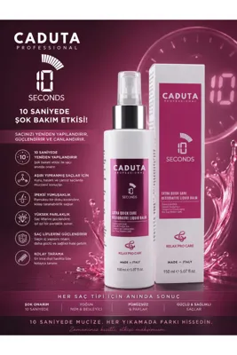 CADUTA PROFESSIONAL Hasarlı Ve Kuru Saçlar Için 10 Saniyede Etkili Şok Bakım Likiti 150ml