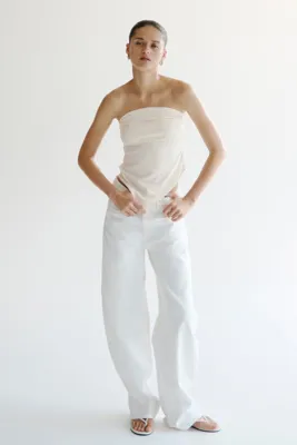 H&M Asimetrik Straplez Üst