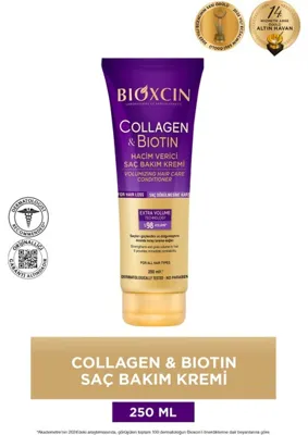 Note Cosmetics Collagen & Biotin Ekstra Hacim Saç Kremi 250 ml (İnce Telli ve Hacimsiz Saçlar İçin)