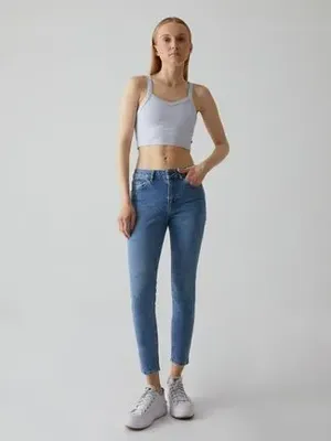 Ltb Lorıana Yüksek Bel Dar Paça Jean Pantolon