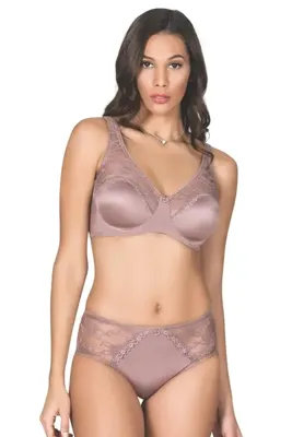Le Jardin Kadın Dantelli Dolgulu Geniş Askılı Soft Kap B Cup Sütyen Takımı – LJ5035