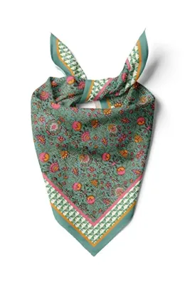 D scarf ÇİÇEK DESENLİ PAMUK BANDANA