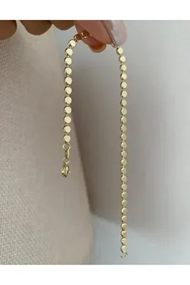 Butik XUping 14k Pul Ezme Bileklik 18.5 cm