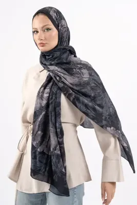 m moon scarf ' ROSEA ' DESENLİ BAMBU KRAŞ ŞAL , YÜKSEK KALİTE & YENİ SEZON ŞAL