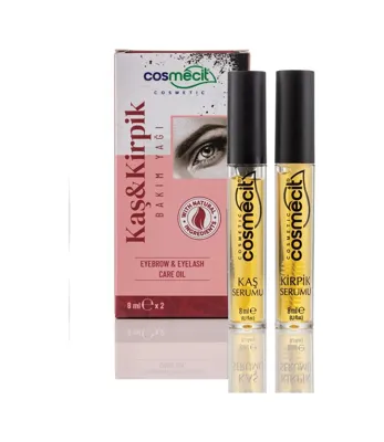 Cosmecit Kaş & Kirpik Bakım Yağı 8 Ml+8 Ml