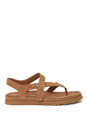Ugg Goldengaze Toe Post Taba Kadın Süet Sandalet