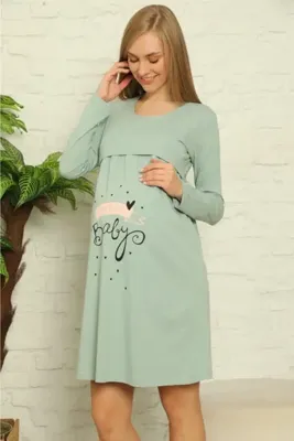 Semm Mix Lohusa Gecelik Baby Yeşil