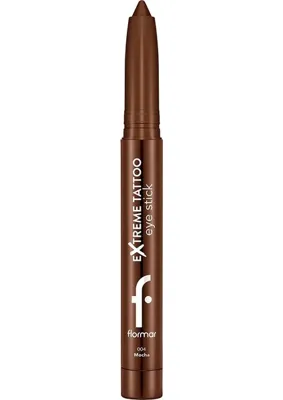 Flormar Extreme Tattoo Mat Asansörlü Kalemtıraşlı Jel Göz Kalemi & Far Stick - 004 Mocha
