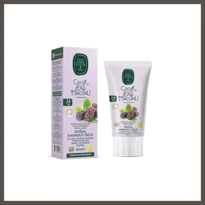 Bezos Diş Macunu Karadut 60ml Çocuk 1 Adet Nxrlvng