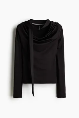H&M Şal Detaylı Üst