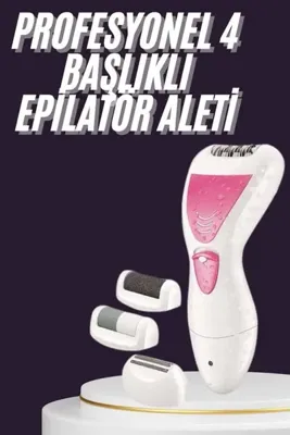 plentiful 4 Başlıklı Lazer Öncesi Kısaltma Epilasyon Aleti Epilatör Çok Amaçlı