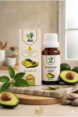 Genel Markalar Avokado Yağı 20 ml %100 Saf Doğal Soğuk Pres Bitkisel Bakım Yağı | Cilt, Saç ve Masaj İçin