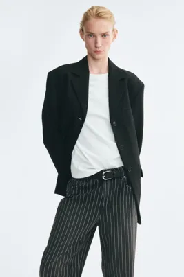 H&M Zımbalı ve Düz Paçalı Pantolon