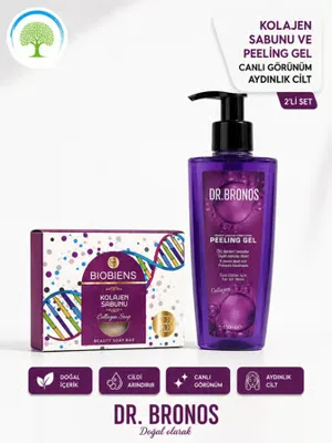 Dr. Bronos DR.BRONOS Collagen Peeling Jel 150 ml + Bıobıens Kolajen Sabun