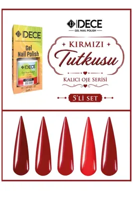d dece Kırmızı Tutkusu Kalıcı Oje Serisi