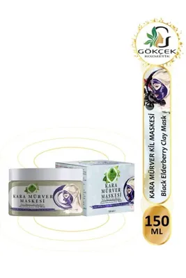 Gökçek Şifa Kara Mürver Kil Maskesi 150 Ml