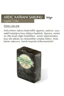 Fitoderman Siyah Nokta & Akne Karşıtı & Cilt Ve Saç Derisi Besleyici Doğal Ardıç Katranı Sabunu 150 gr