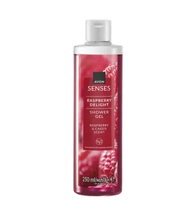 Avon Raspberry Delight Frambuaz ve Frenk Üzümü Kokulu Duş Jeli 250 Ml.