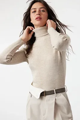 TRENDYOLMİLLA Taş Basic Balıkçı Yaka Triko Kazak TWOAW21KZ1279