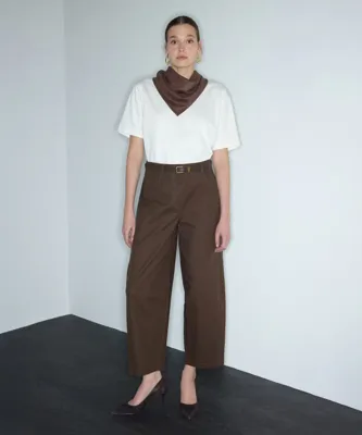 İpekyol Dokulu barrel fit pantolon