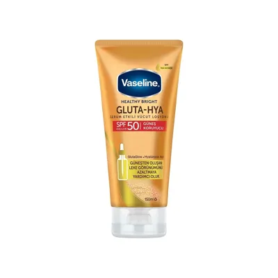 Vaseline Gluta-Hya Serum Etkili Vücut Losyonu Güneş Koruyucu 150 Mililitre