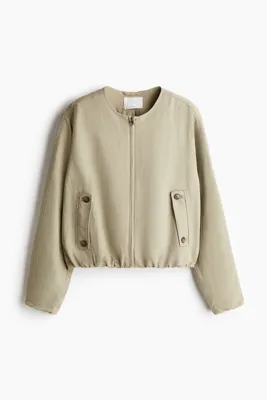 H&M Keten Karışımlı Pilot Ceketi