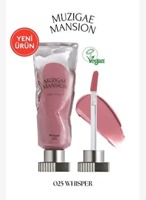Muzigae Mansion Gül Özlü, Kadife Bitiş Sunan, Nemlendirici ve Kalıcı Tint MUZIGAE MANSION Objet Liquid 031 Sakura
