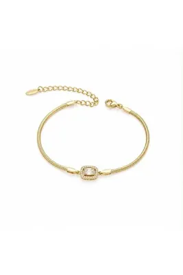Nacre Pearl Xuping Modern Kare Detaylı Bileklik