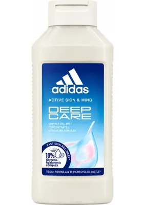 adidas Active Skin & Mind Deep Care Duş Jeli 400 ml - Yoğun Nemlendirici Bakım