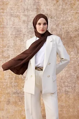 İpekhan Fall Winter İpeksi Jakar Şal Kahverengi 9020-08