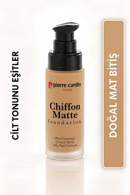 Pierre Cardin Chiffon Touch Mat Görünüm Veren Fondöten-Golden Amber-727