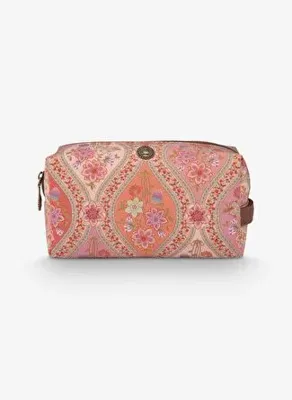 Pip Studio Turuncu Polyester Makyaj Çantası 21,5x10x10,5 cm